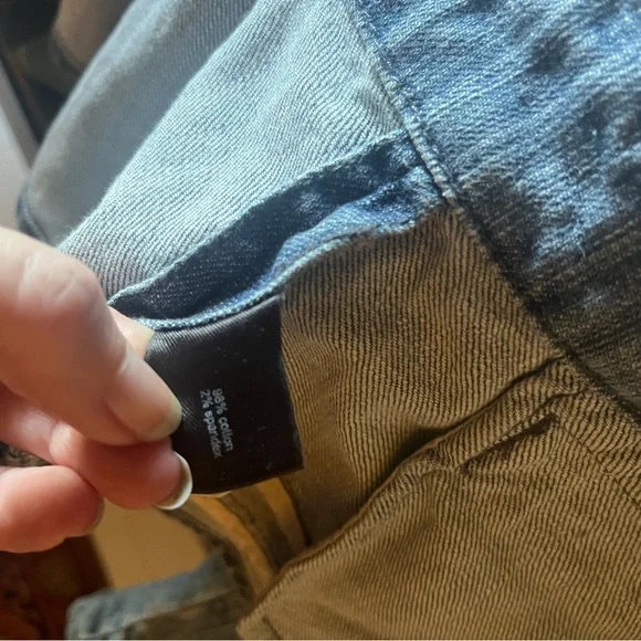 The Limited Light Blue Denim Blazer w/ Ruffle Back and Front Hook Closure size M - Picture 6 of 6